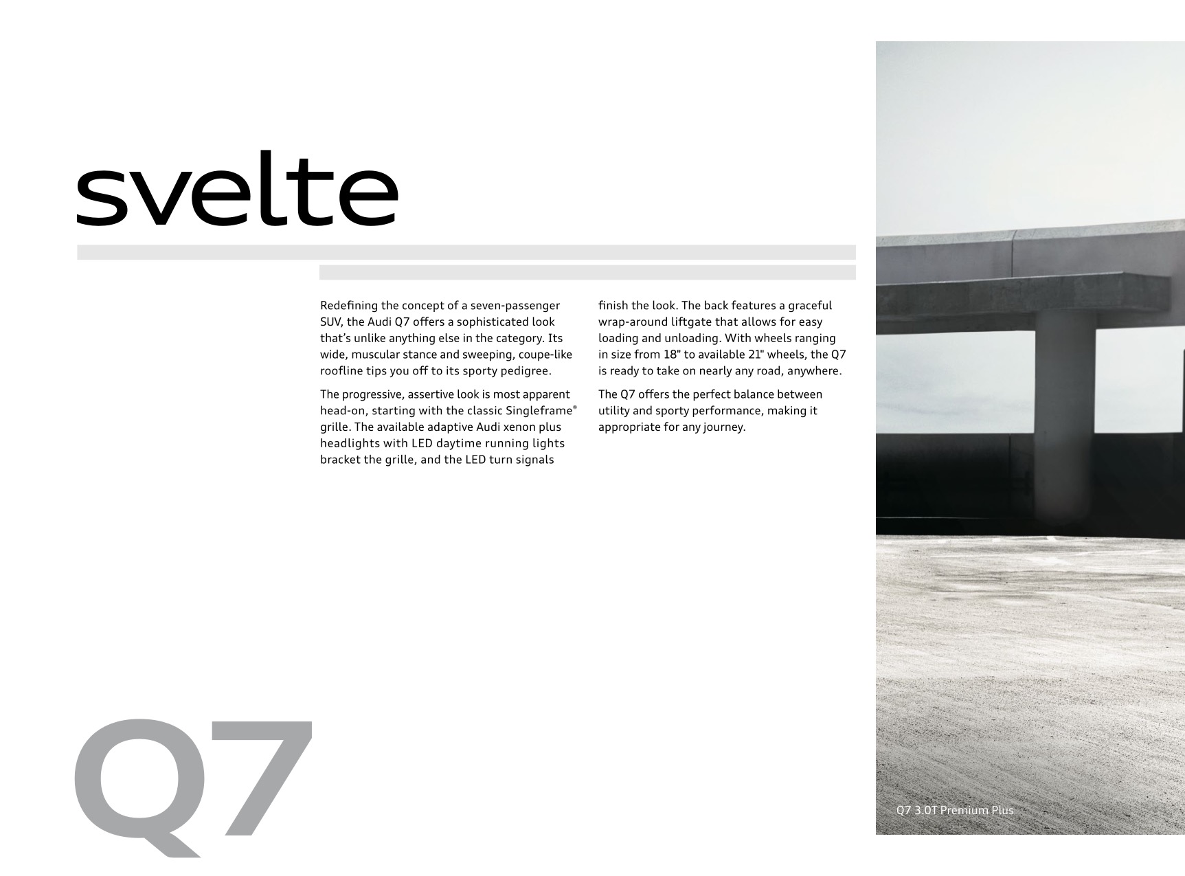 2011 Audi Q7 Brochure Page 4
